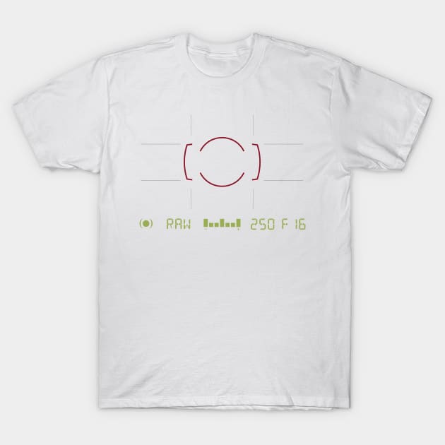 Camera Viewfinder T-Shirt by THP Creative